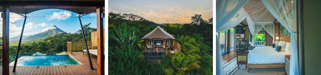 Nayara Tented Camp, na Costa Rica, uma das experiências de glamping diferenciadoras sugeridas
